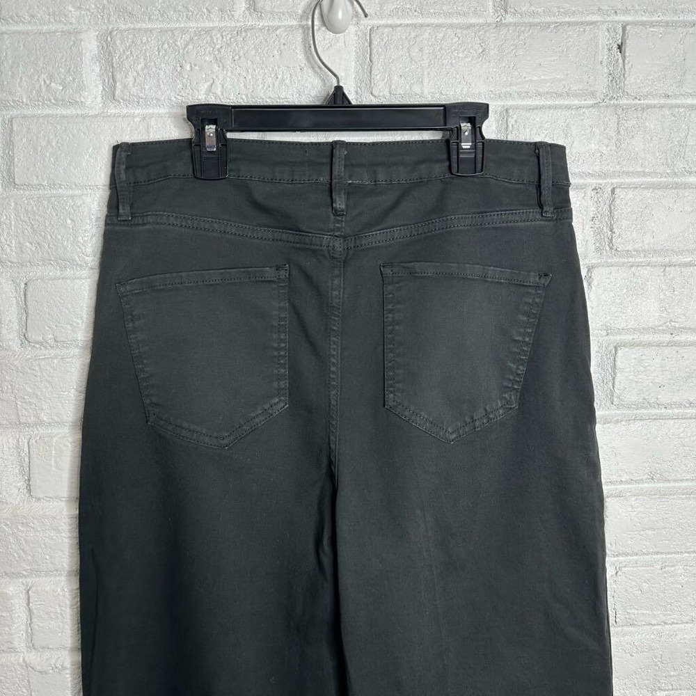FRAME Cropped Tapered High Waisted Black‎ Jeans size 27 - Picture 6 of 9